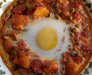 TAPAS: HUEVOS A LA FLAMENCA 