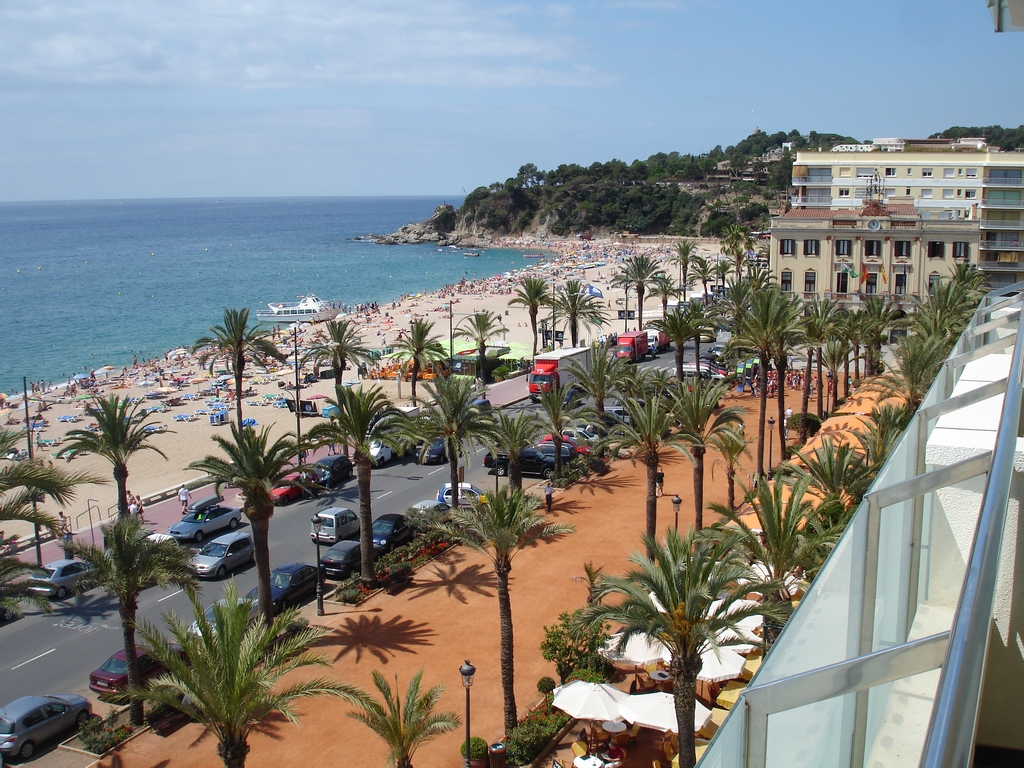 Flughafen In Der Nähe Von Lloret De Mar Spanien Foto di Lloret de Mar